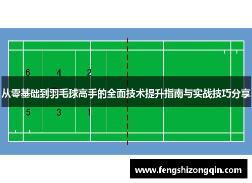 从零基础到羽毛球高手的全面技术提升指南与实战技巧分享